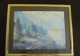 Obrázky krajina 2 ks,