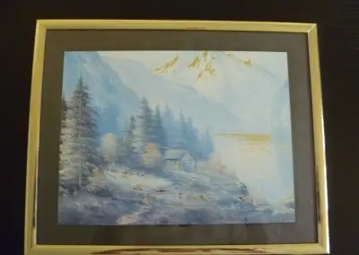 Obrázky krajina 2 ks,
