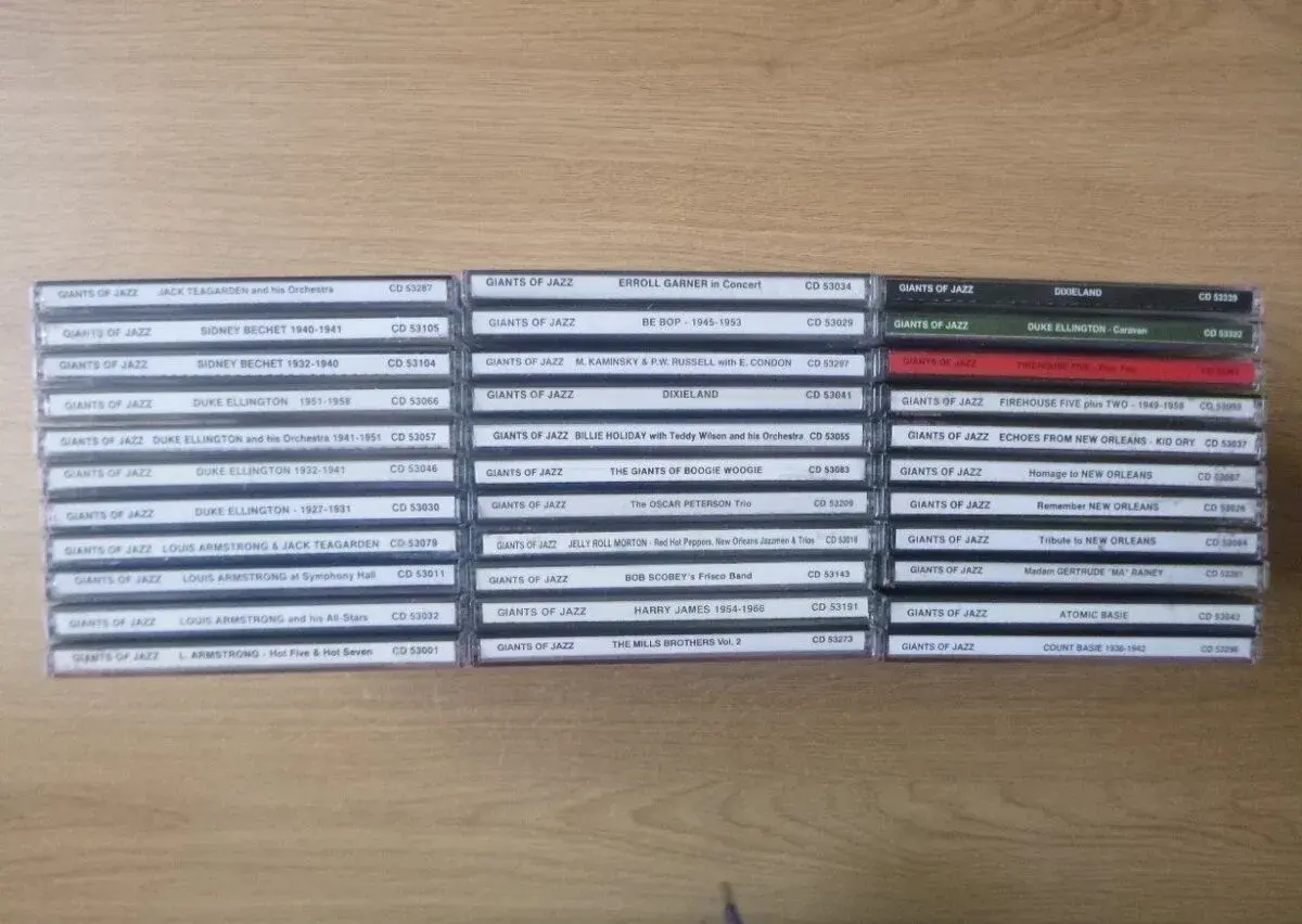 kolekce 33x cd GIANTS OF JAZZ (JAZZOVY GIGANTI)