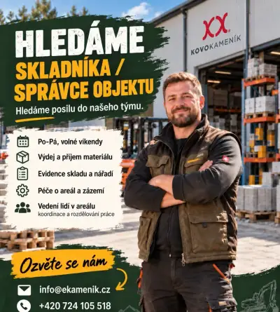 SKLADNÍK / SPRÁVCE OBJEKTU PARDUBICE