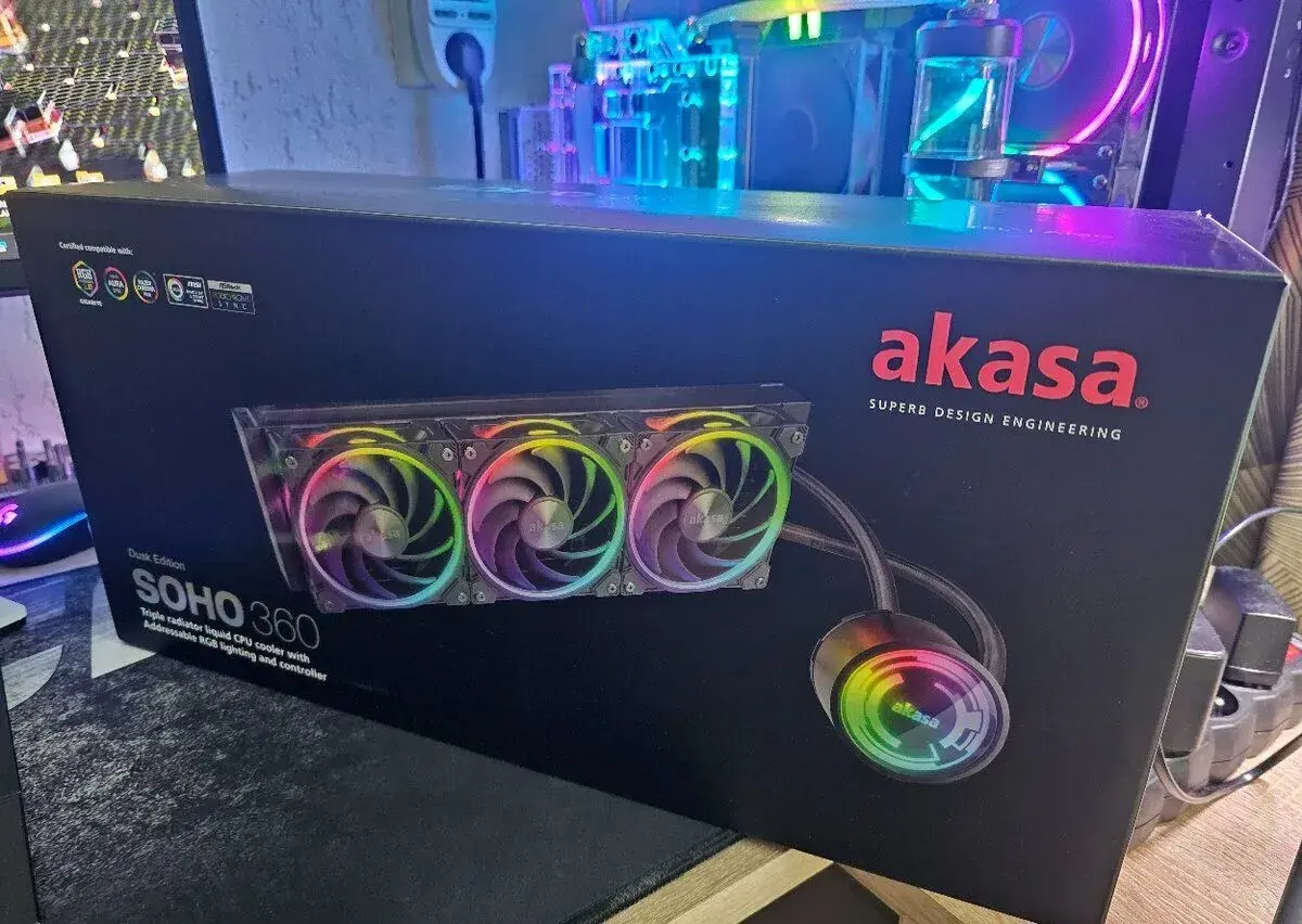 VODNÍ CHLAZENÍ AKASA SOHO 360 DUSK EDITION