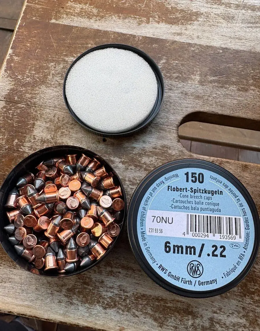 Náboje RWS ŠPIČKA cal. 6mm / 22 Flobert 150ks