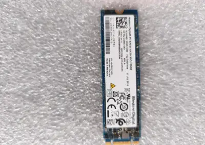 SSD M.2 WD 256GB otestovány nový