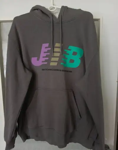 Mikina šedá klokanka H&M vel.XL