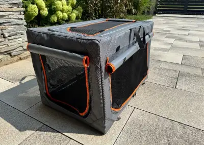 Textilní přepravní box pro psa - velký