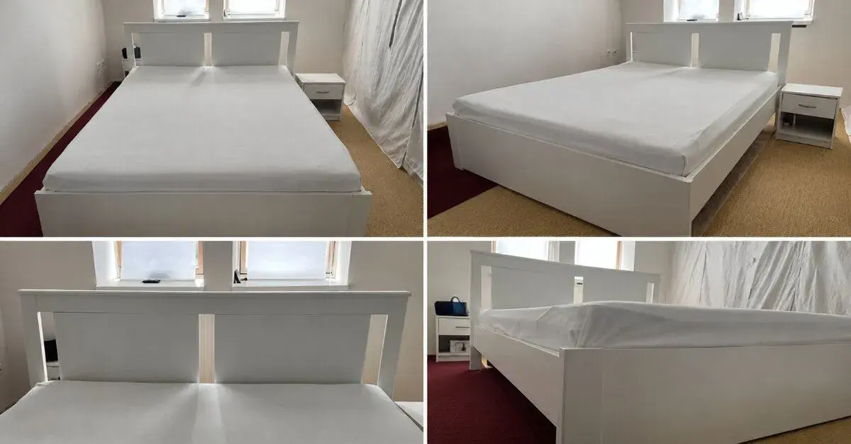 Postel s matrací 160x200 včetně roštů