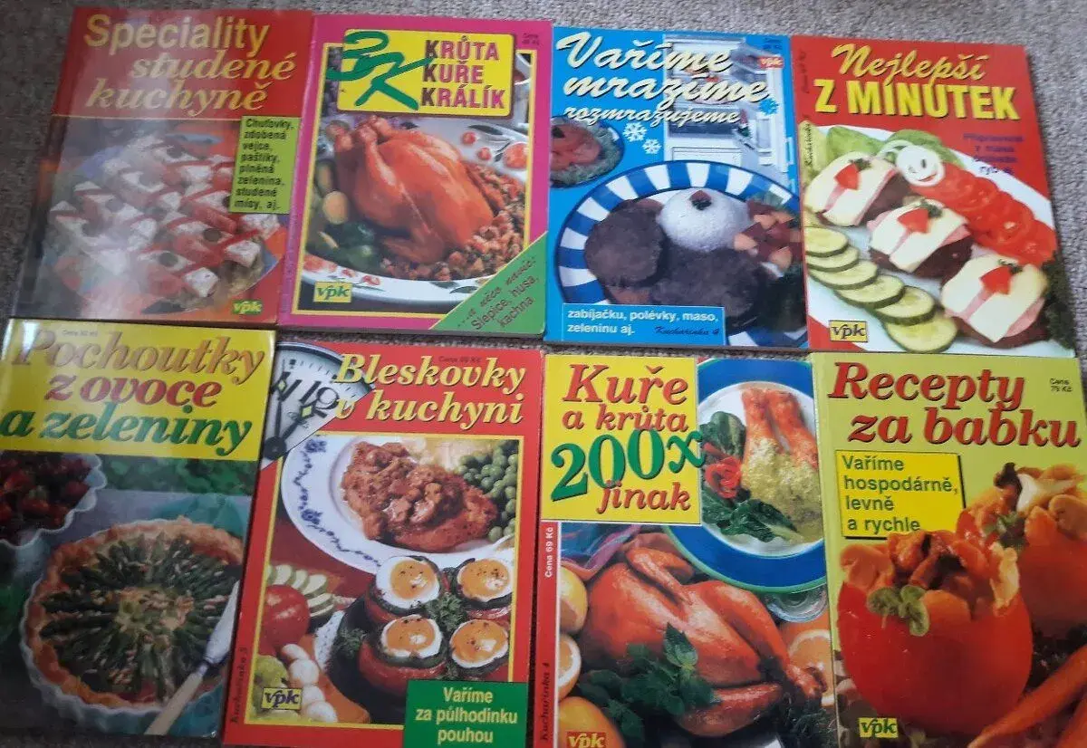 Kuchařky z vydavatelství VPK: 8 titulů