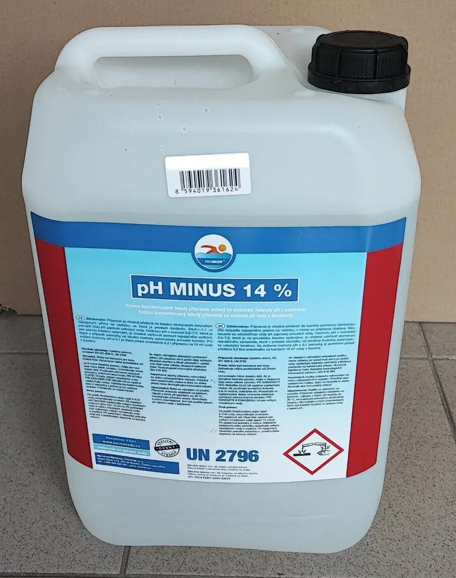 pH MÍNUS tekutý 20 kg