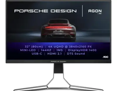 Herní AOC Agon Pro PD32M Porsche Design MINILED,zaruka