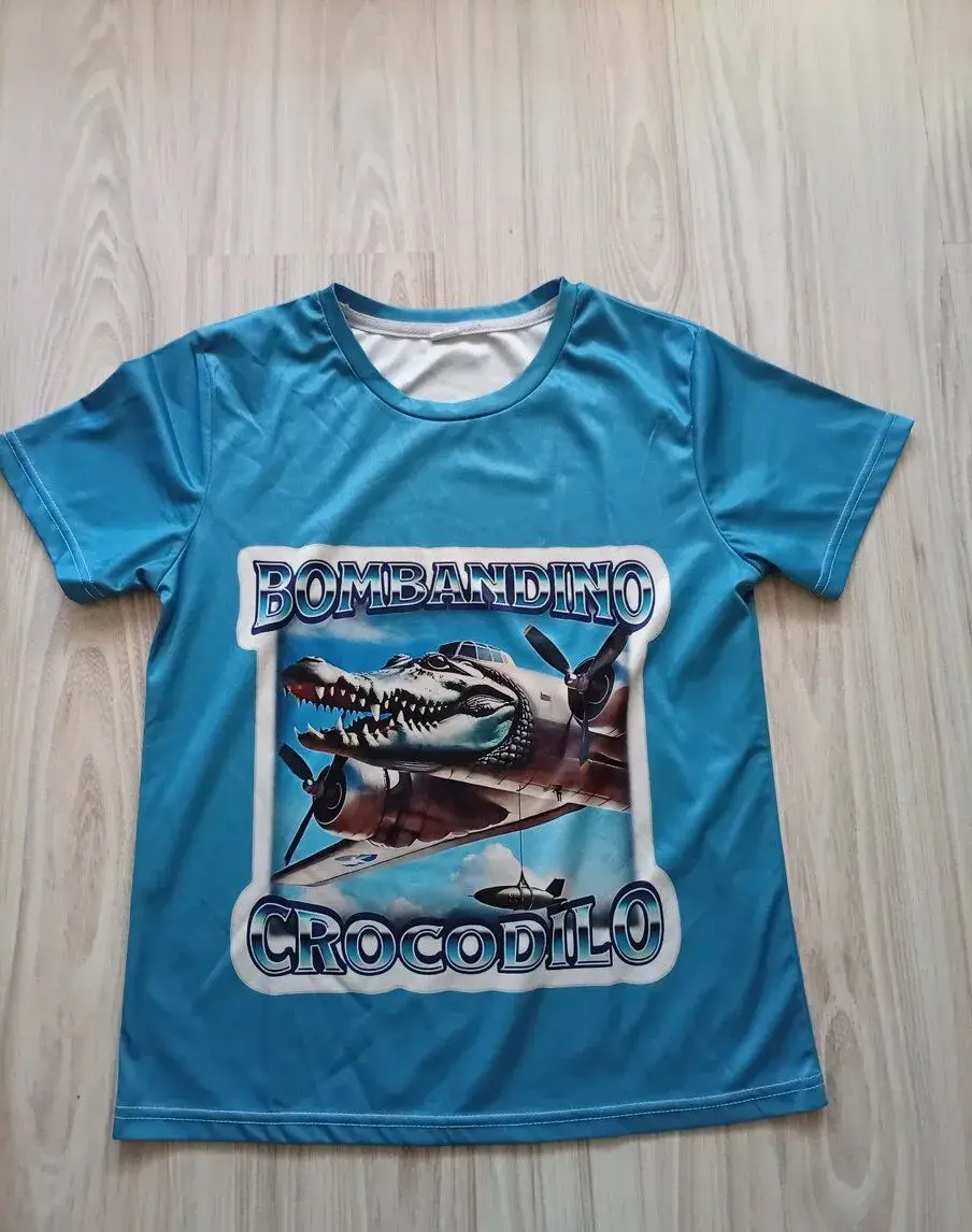 Klučičí tričko Bombardino Crocodilo, vel. 158/164