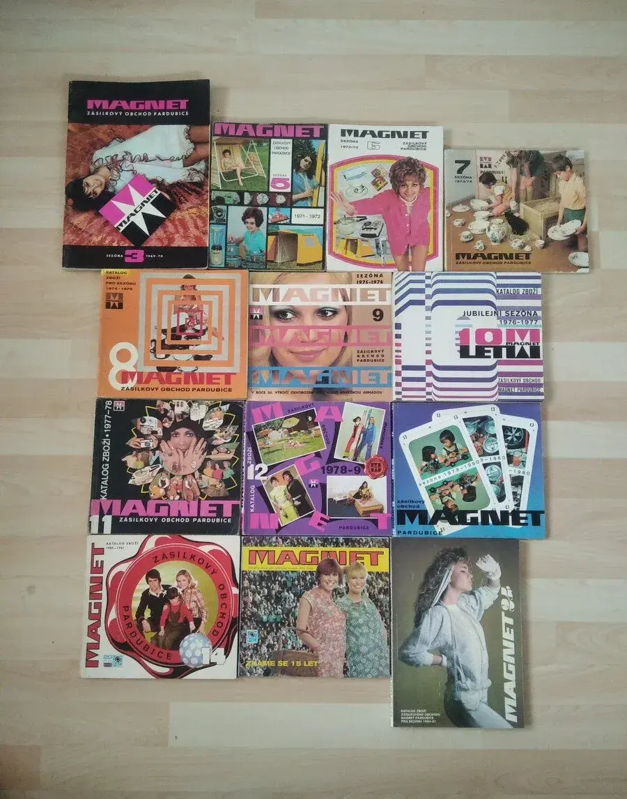 Katalogy Magnet IGRA,ITES,SMĚR,KDN a jiné