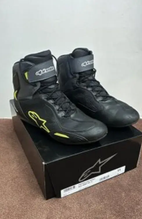 Alpinestars FASTER-3 DRYSTAR Black/fluo 44