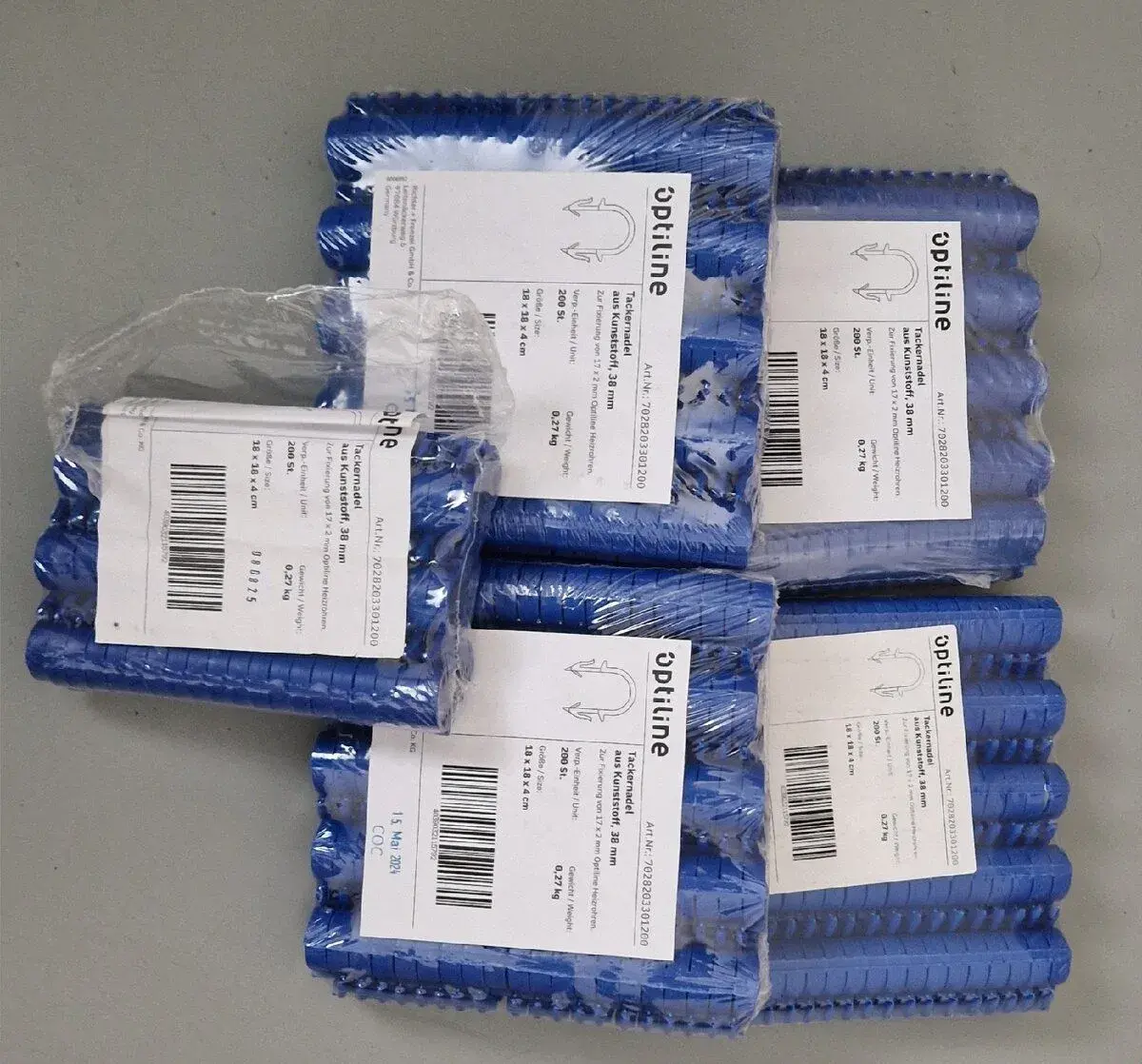Optiline 38 mm spony podlaha