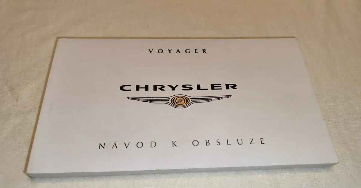 Chrysler VOYAGER - návod na obsluhu – příručka uživatele