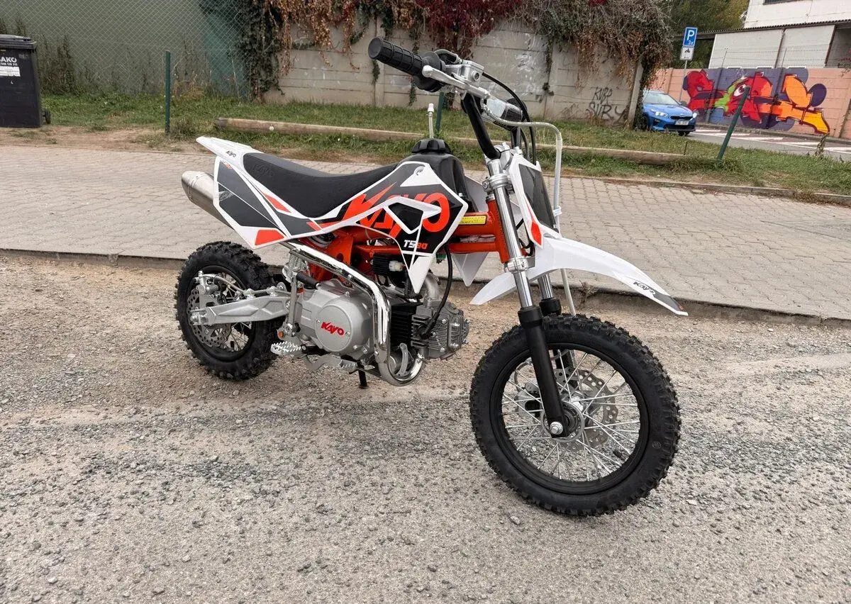 Kayo TS90, nová motorka, DPH
