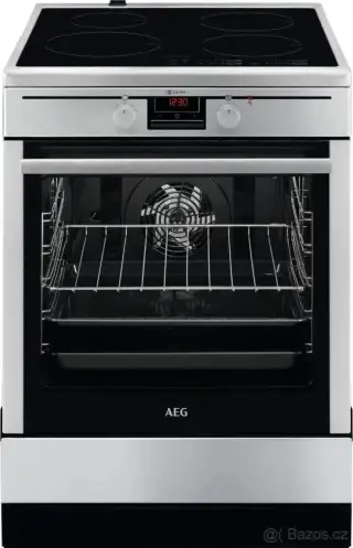 AEG elektrický sporák Mastery CIB6441ABM, indukční varná des