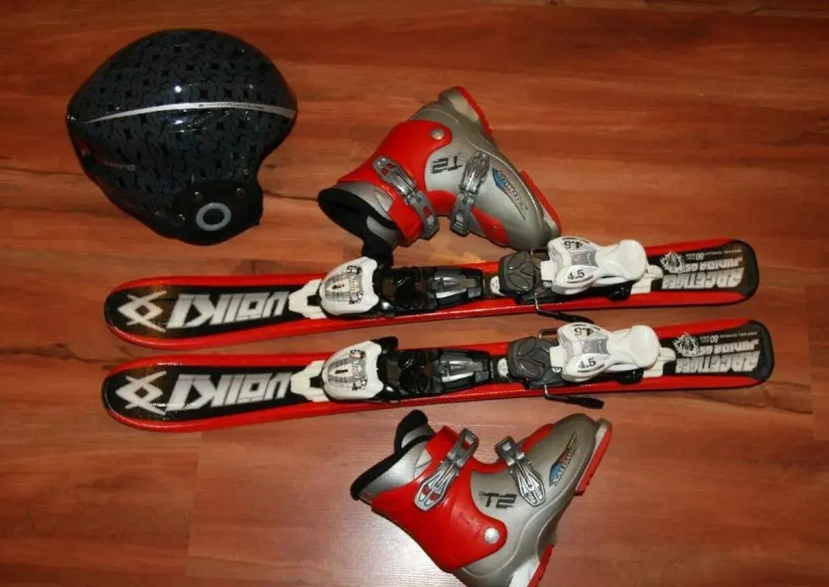 lyže volkl race tiger 80 cm , lyžaky