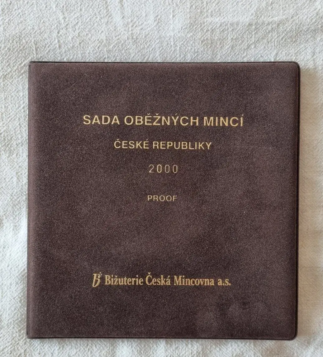 SADA OBĚŽNÝCH MINCI ČESKÉ REPUBLIKY 2000 PROOF