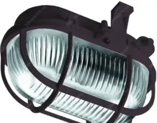 Venkovní stropní svítidlo OVAL 1xE27/60W/230V IP44