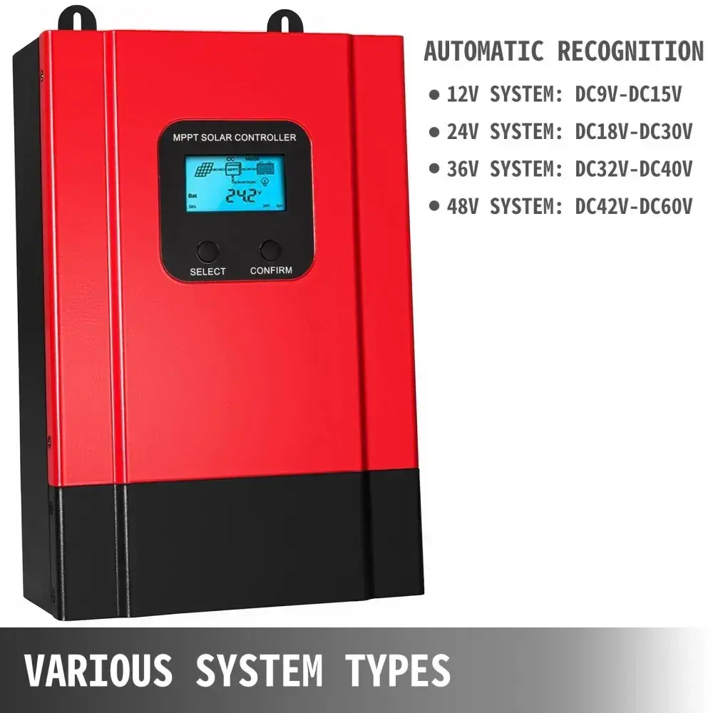 Solární regulátor nabíjení MPPT-60A 12-48V