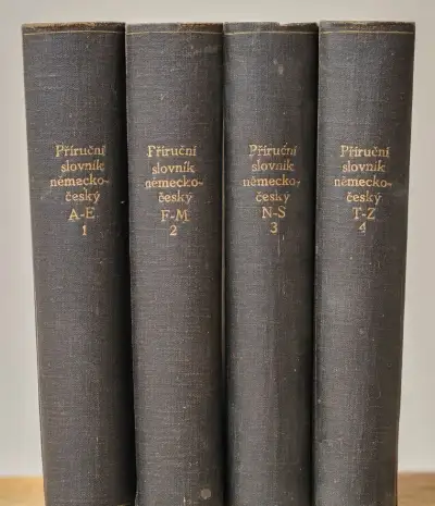 Příruční slovník německo-český 4-dílný