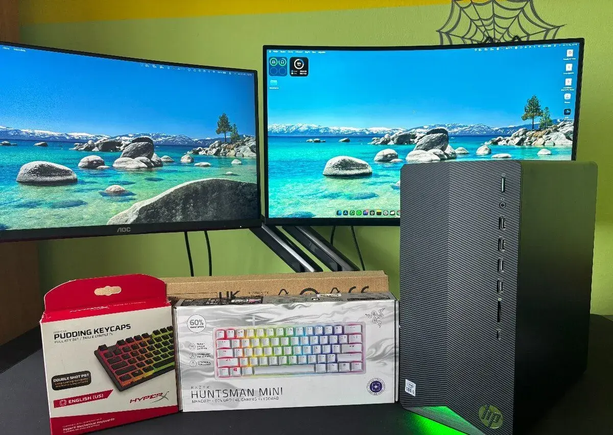 Plně funkční počítač HP + příslušenství