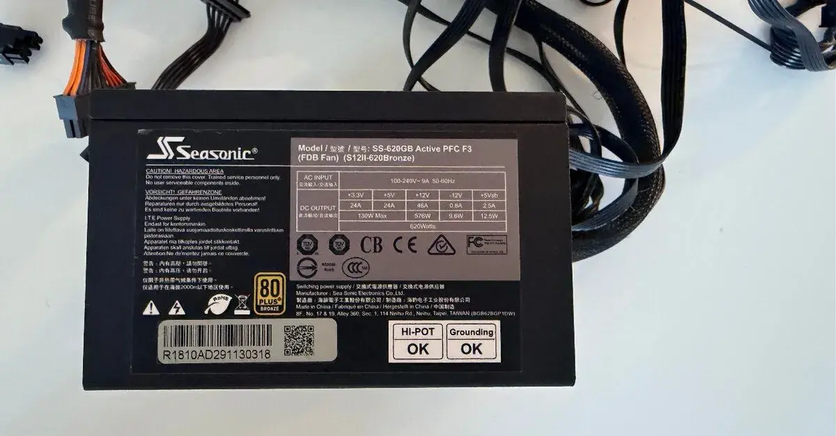 PSU zdroj Seasonic S12II - 620 Bronze