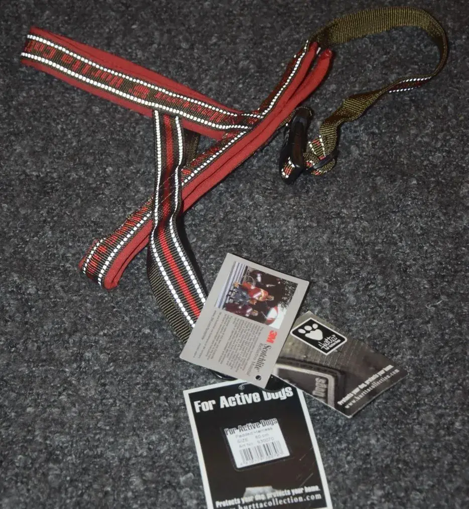 Postroj HURTTA, vel.80 Padded Harness, NOVÝ, reflex.3M prvky