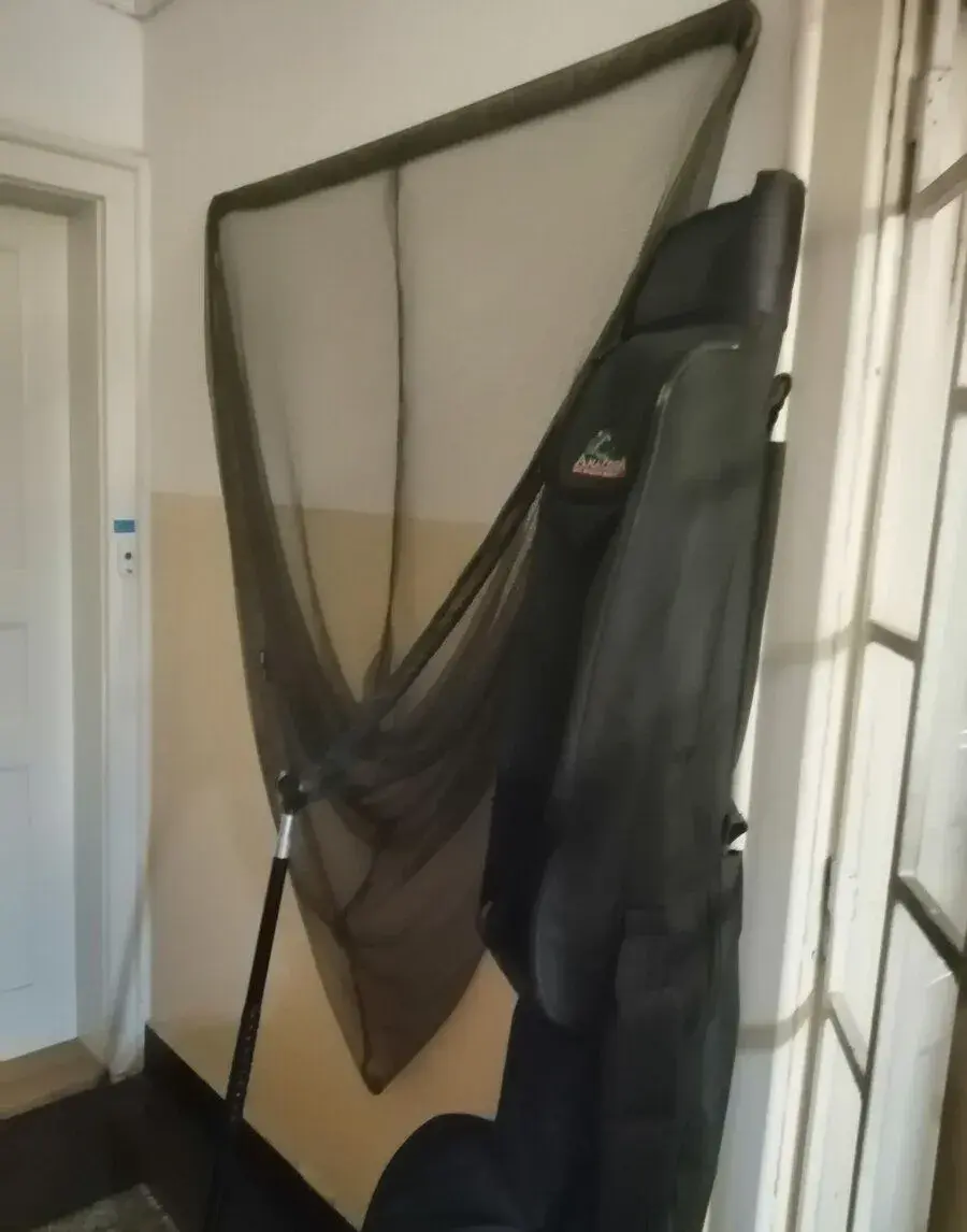 Kaprový prut+naviák+pouzdro+podběrák