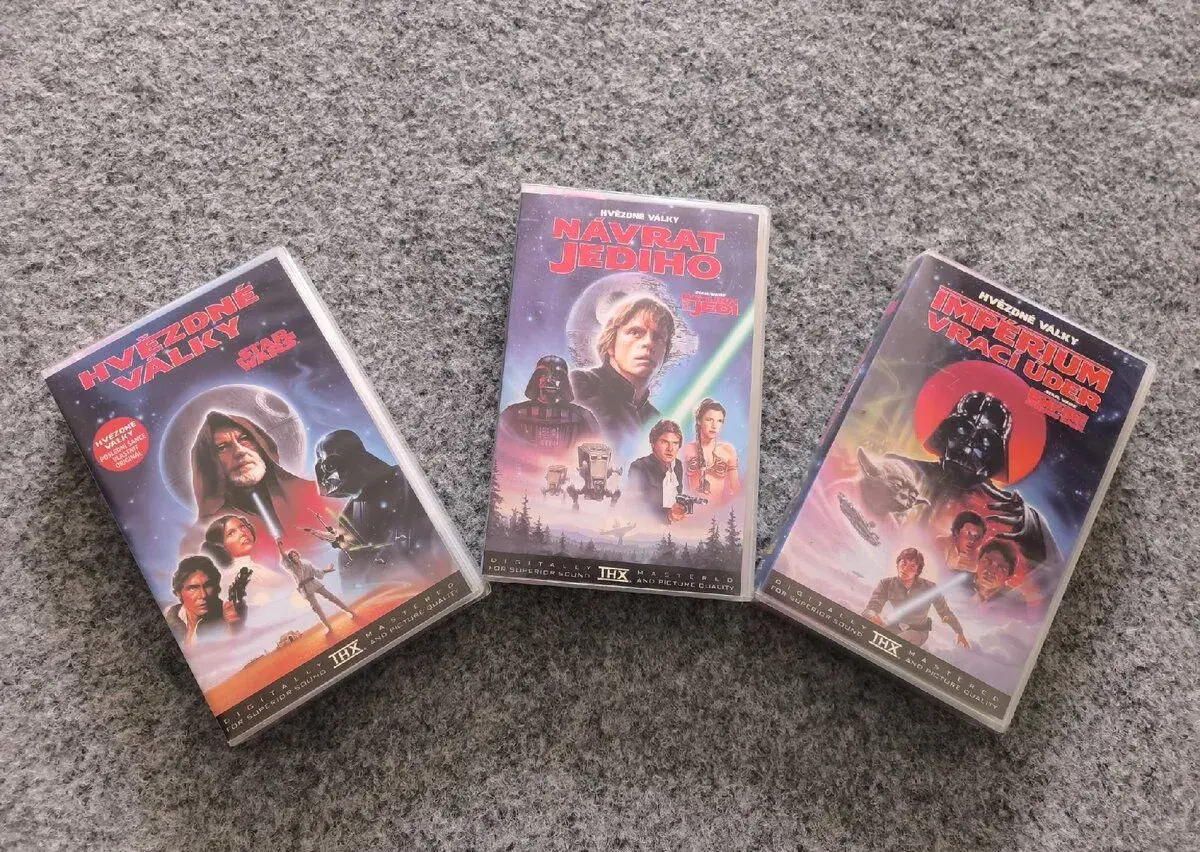 Star Wars trilogie Epizody 4-6VHS Bonton / THX (1995)