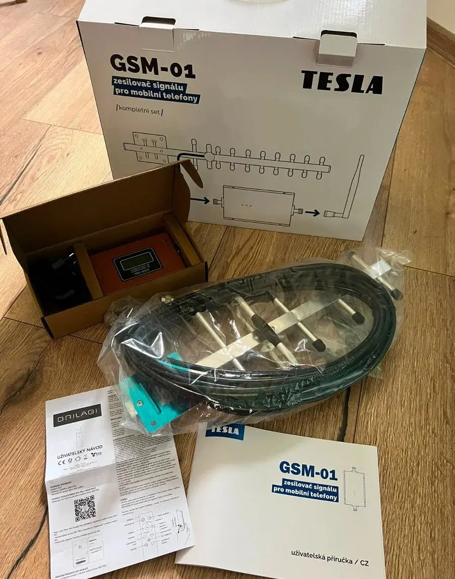Zesilovač telefonního signálu Tesla NOVÝ
