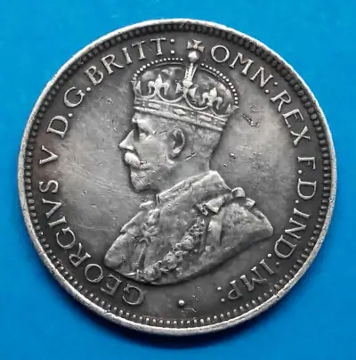 Stará mince Británie r. 1918