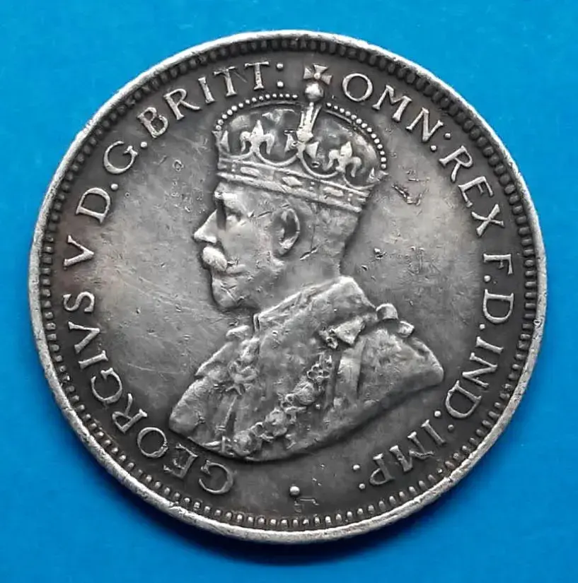Stará mince Británie r. 1918
