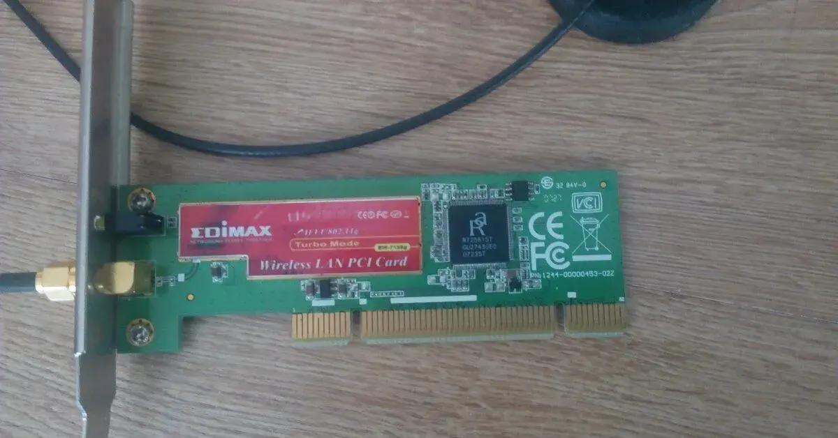 PCI wifi karta EDIMAX