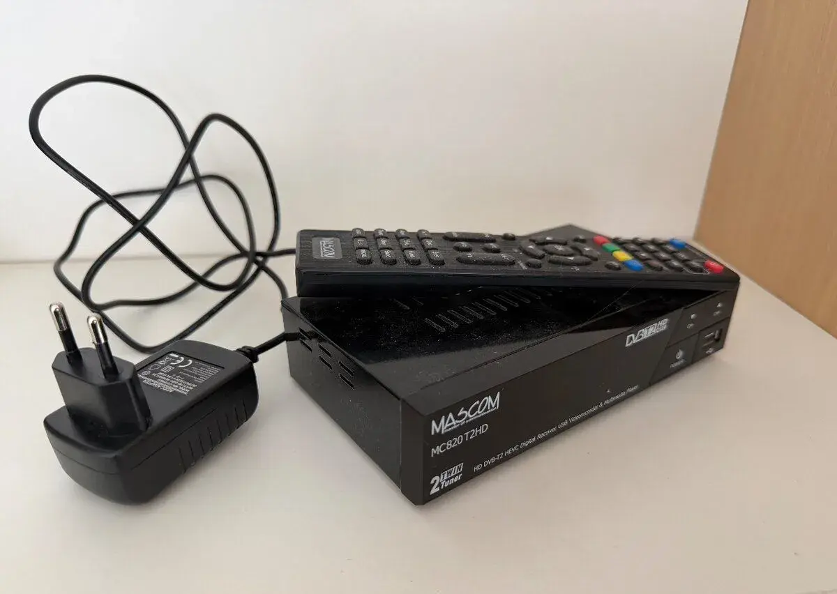 DVB-T2 set-top box Mascom MC820T2HD (Twin Tuner, HEVC/H.265)
