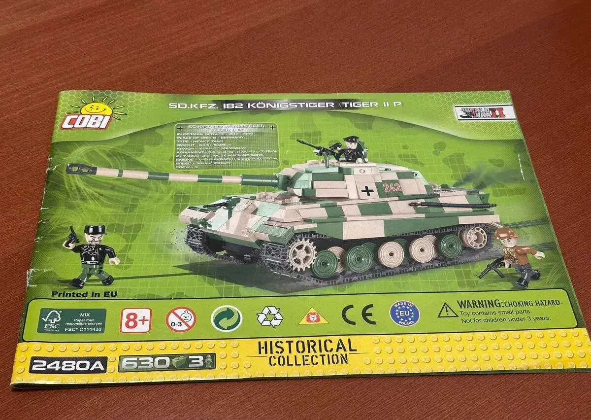 COBI 2480A SD.KFZ. 182 Tiger 2