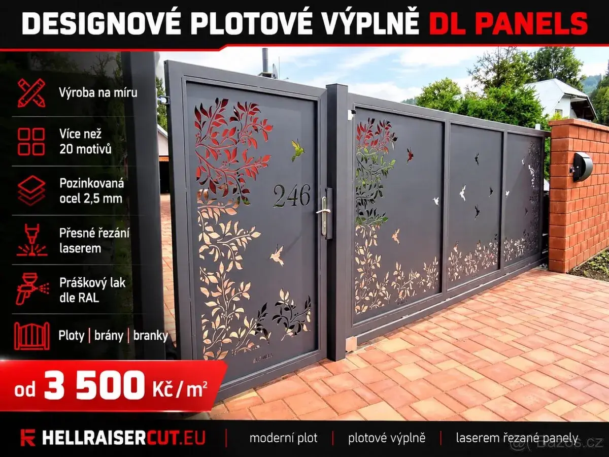 DL PANELS – DESIGNOVÉ PLOTOVÉ VÝPLNĚ ŘEZANÉ LASEREM