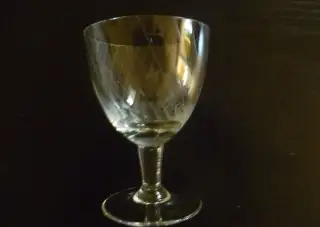 Skleničky na víno 4 ks, české sklo