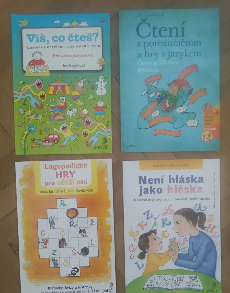 Logopedické pracovní sešity a knížky