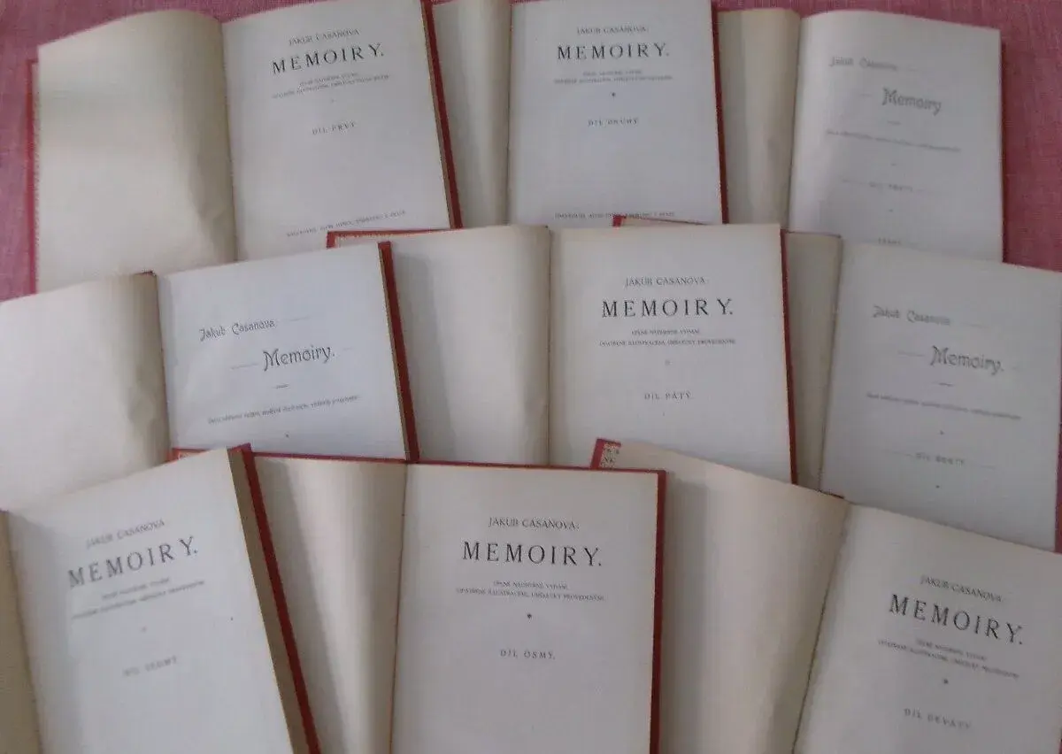 Jakub Cassanova - Memoiry 1-9 - komplet.