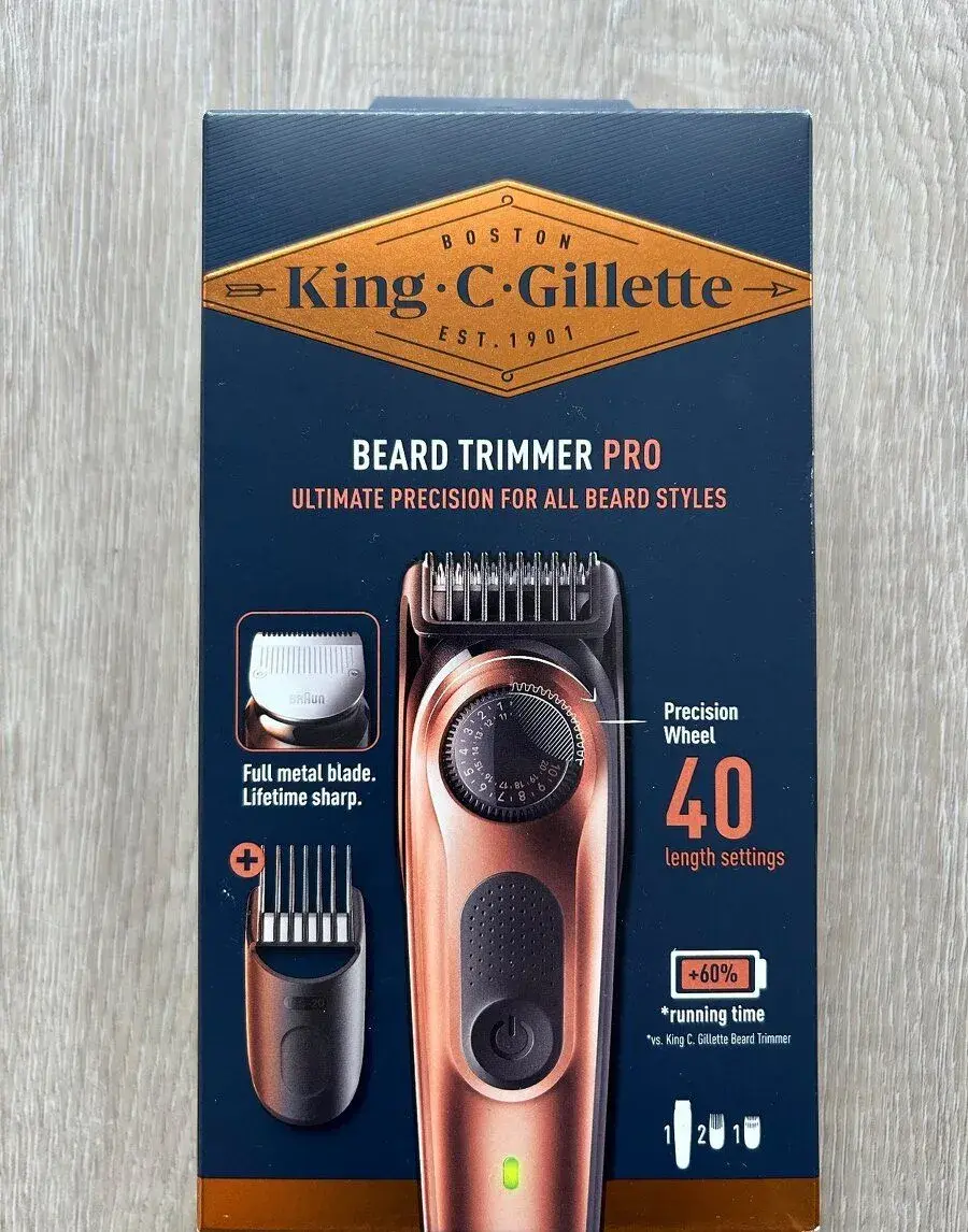 King C Gillette Beard Trimmer Pro NEROZBALENÉ
