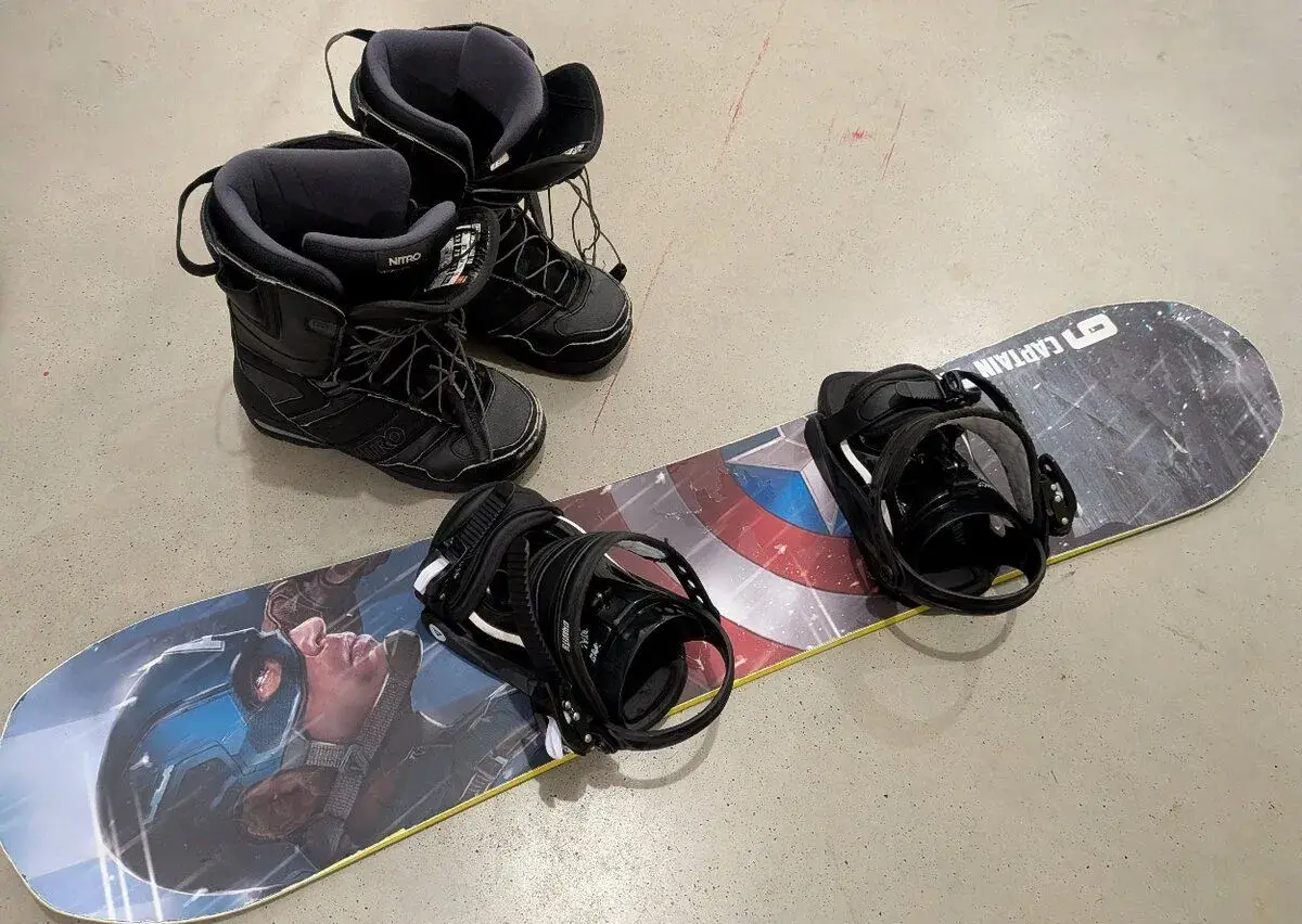 Dětský Snowboard Nidecker 120 cm + snowboard boty Nitro