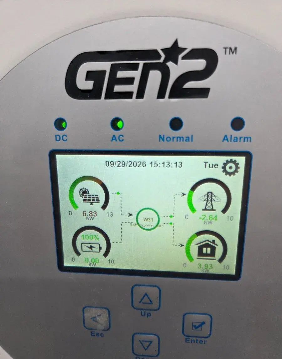 Střídač - měníc - invertor Deye, 10kwt