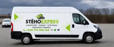 Stěhování, přeprava nábytku, dodávka s řidičem, vyklízení