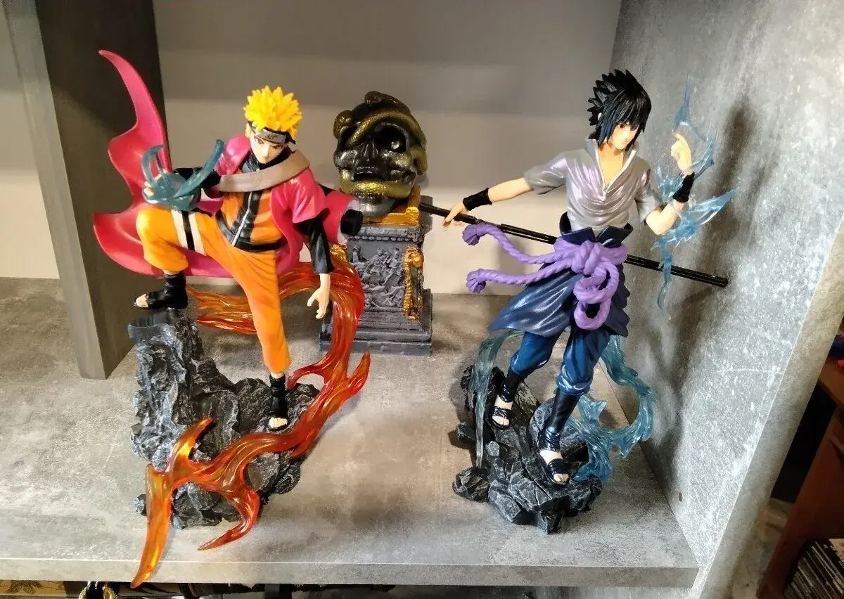 Anime figurky Naruto a Sasuke - 23cm