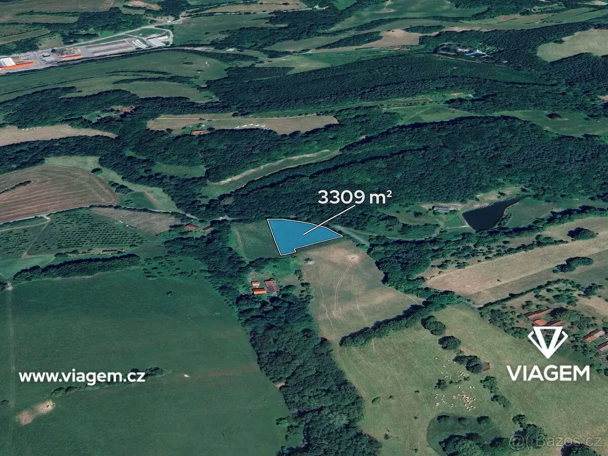 Zahrada 3 309 m², Podíl 63 % o výměře 2 068 m²