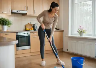Uklizečku kanceláře v Praze a v domě v Říčanech.