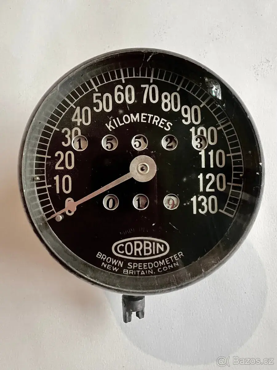 CORBIN BROWN SPEEDOMETER pro motocykly Harley a Indian