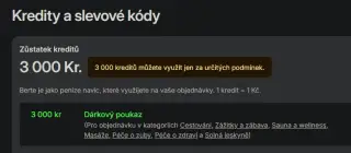 Až 3000 kreditů na Slevomatu SLEVA.