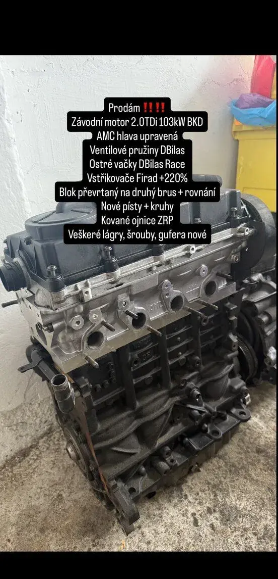 Race motor 2.0 TDi 103kW BKD